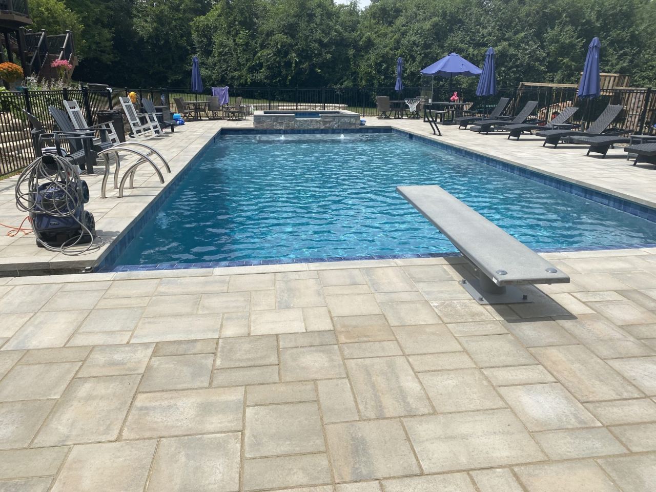Weekly pool service, openings and closings in Farmington Hills, MI by the Anderson Brothers in-house crew